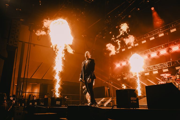 Shinedown performing live at AEC Theatre in Adelaide